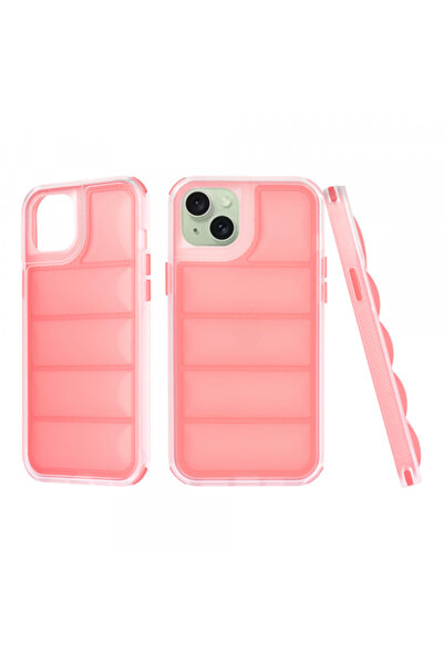 Apple iPhone 15 Plus Case, Techsuit, Wave Shield, Red