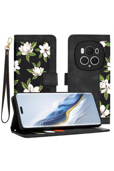 HONOR Husa pentru Magic6 Pro, Techsuit, FlipCraft, Neagra