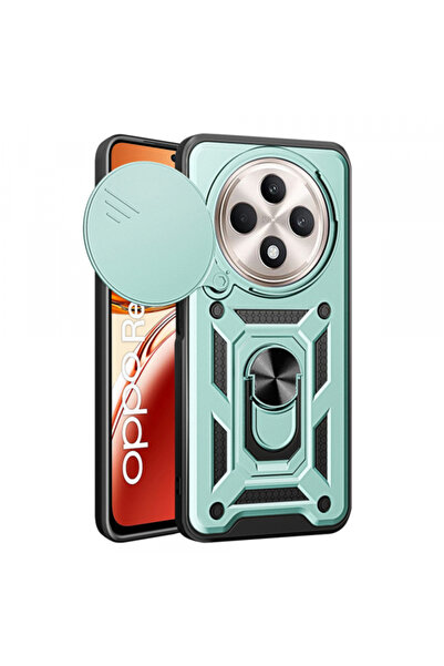 OPPO Husa pentru Reno12 FS 5G / Reno12 FS 4G / Reno12 F 4G / Reno12 F, Techsuit, CamShield, Verde