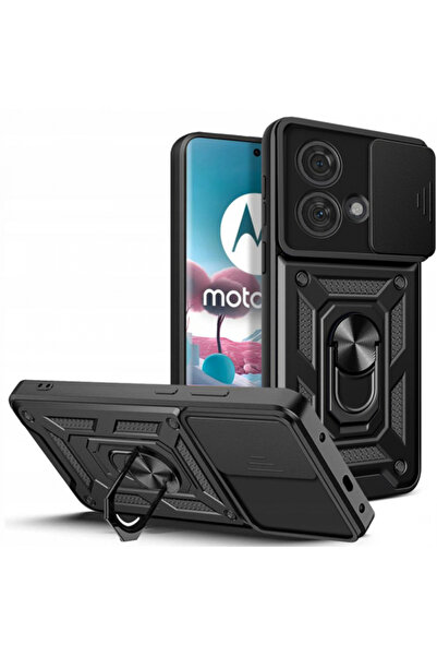 Motorola Θήκη για Edge 40 Neo, Techsuit, CamShield, μαύρη