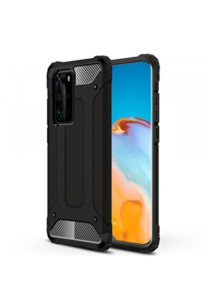 Huawei Husa pentru P40 Pro, Techsuit, Hybrid Armor, Neagra