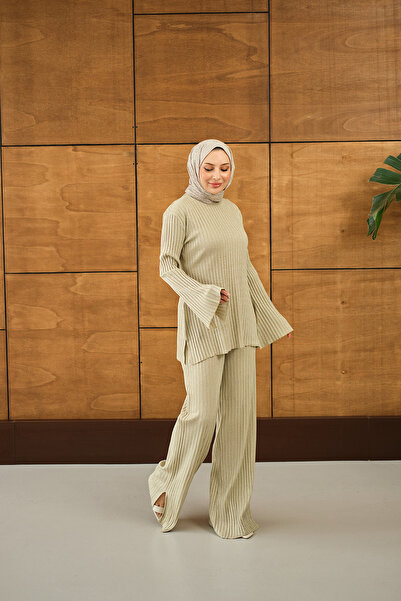 LOCCO Women's Silvery Double Suit Cream