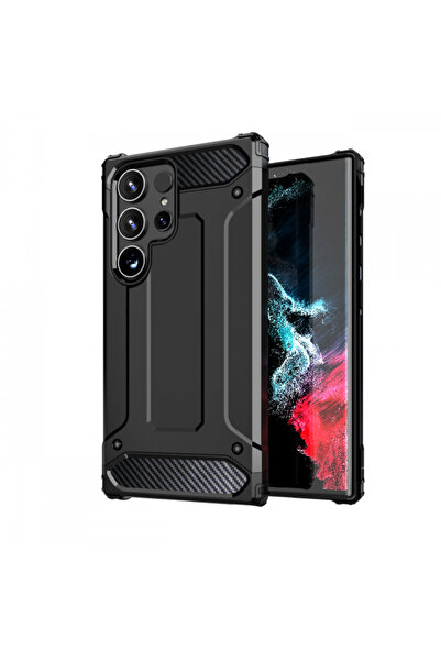 Samsung Husa pentru Galaxy S24 Ultra S928, OEM, Hybrid Armor, Neagra