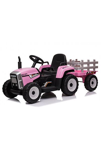 Kinderauto Tractor electric pentru copii cu remorcă și telecomandă