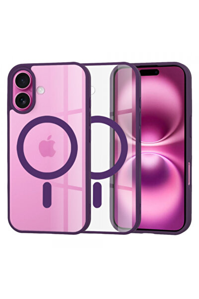 Apple Husa MagSafe pentru iPhone 16 Plus, Techsuit, Pro, Mov