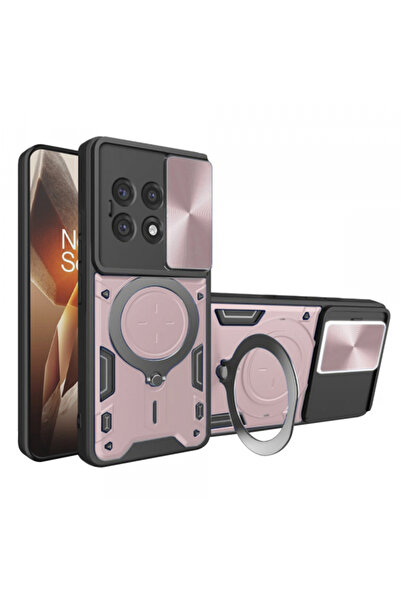 Oneplus Case for 13R, Techsuit, CamGuard Pro, Rose Gold
