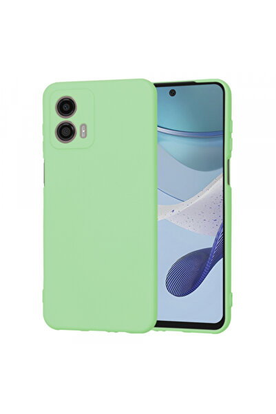 Motorola Θήκη Moto G53, Techsuit, SoftFlex, Ανοιχτό Πράσινο