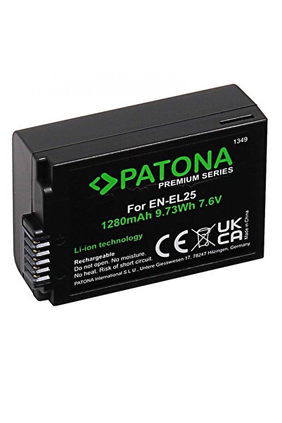 Patona Батерия Patona Premium EN-EL25 1280mAh, съвместима с Nikon-1349