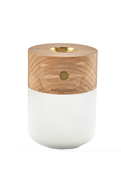 ambrasmart Difuzor aromaterapie pentru uleiuri esentiale, crem, lumina calda,...