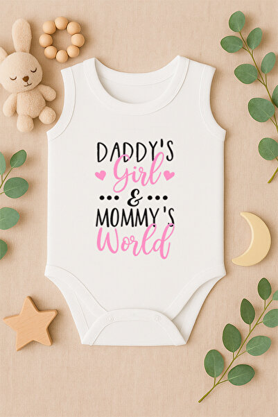 SVART WEAR Sürpriş Hamile Printed 100% Cotton Baby Bodysuit Badi Body with Sn...