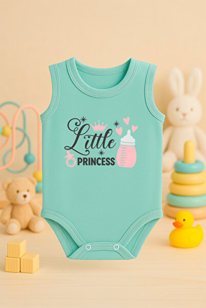 SVART WEAR Sürpriş Hamile Printed 100% Cotton Baby Bodysuit Badi Body with Sn...