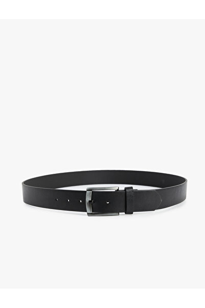 Koton Faux Leather Belt with Buckle