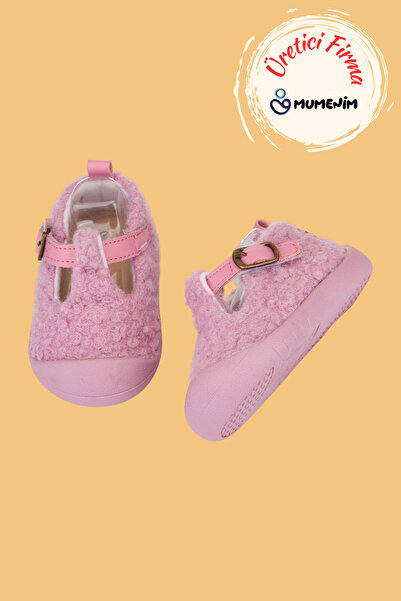 Mumenim Togo Girls' and Baby's Pink Daily Ballet Shoes - Orthopedic, Non-Slip Comfortable and Flexible Sole
