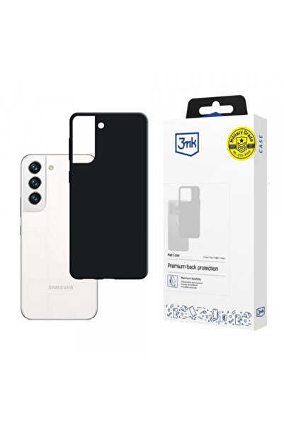 Samsung Husa pentru Galaxy S22 5G S901, 3MK, Matt, Neagra