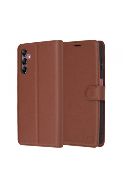 Samsung Husa pentru Galaxy A14 A145 / A14 5G A146, Techsuit, Leather Folio, Maro