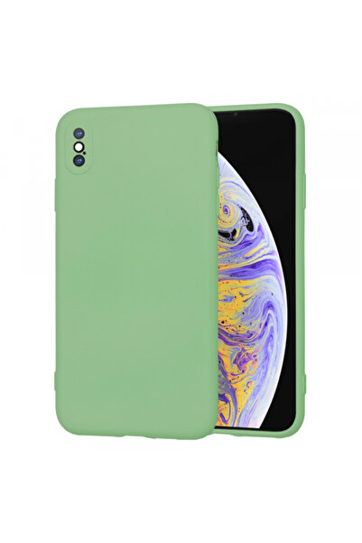 Apple Case for iPhone XS Max, Techsuit, SoftFlex, Light Green
