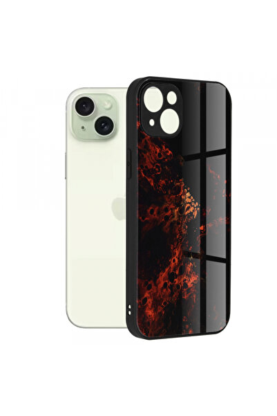 Apple iPhone 15 Plus Case, Techsuit, Glaze, Red