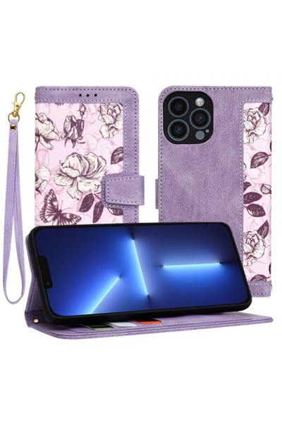 Apple Husa pentru iPhone 13 Pro Max, Techsuit, FlipCraft, Mov