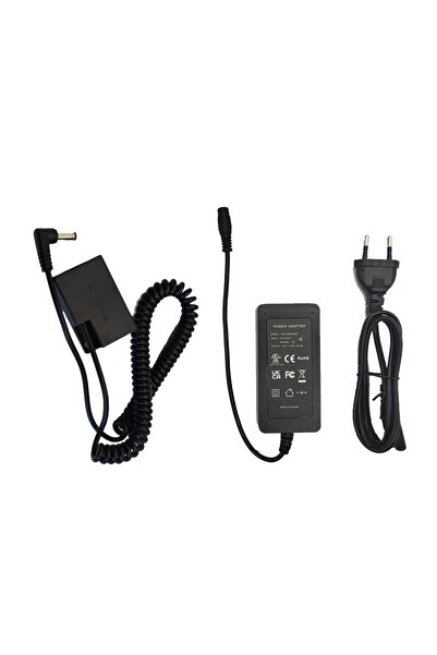 iShoot Sursă de alimentare Canon ACK-E18 8.4V 3A 230V EU, adaptor pentru baterie falsă, cablu cu arc pentru cameră