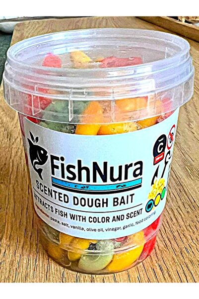 BitkiSERA FishNURA Kokulu Balık Yakalama ve Alan Yemleme Makarnası - (C) Serisi - 150 ml - 80 gr