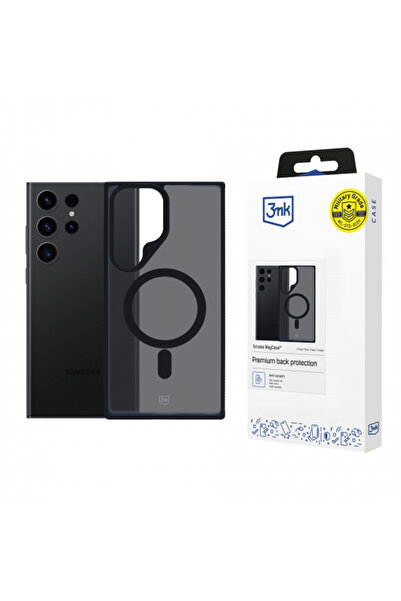 Samsung Θήκη MagSafe για Galaxy S23 Ultra S918, 3MK, Smoke MagCase, Μαύρη