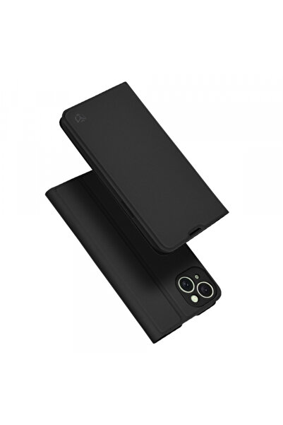 Apple Θήκη για iPhone 15 Plus, Techsuit, Magskin Book, Μαύρη