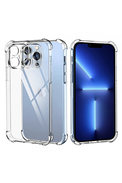 Apple Калъф за iPhone 13 Pro Max, Techsuit, Удароустойчив, Прозрачен
