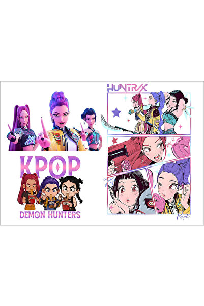 VIODESIGN Fototapet Copii, autoadeziv, KPOP Demon , multicolor,80x120 cm CO452