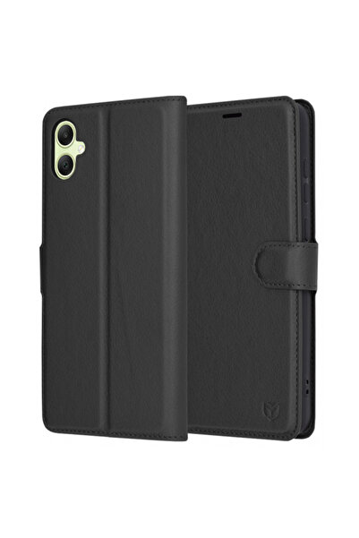 Samsung Husa pentru Galaxy A05 A055, Techsuit, Leather Folio, Neagra