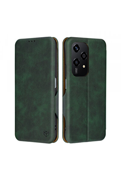 HONOR Husa pentru 200 Lite, Techsuit, Safe Wallet Plus, Verde