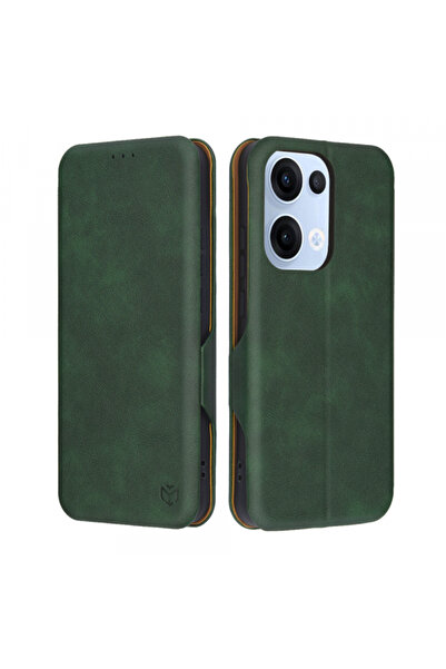OPPO Husa pentru Reno13, Techsuit, Safe Wallet Plus, Verde