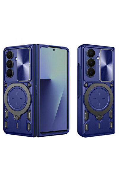 Samsung Husa pentru Galaxy Z Fold7 F966, Techsuit, CamGuard Pro, Albastra