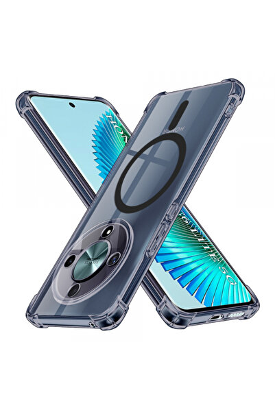 HONOR Husa MagSafe pentru Magic6 Lite, Techsuit, Shockproof Clear, Neagra