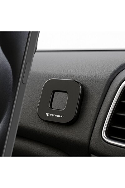 Techsuit Suport magnetic de telefon cu adeziv pentru bordul mașinii, HOLD 210