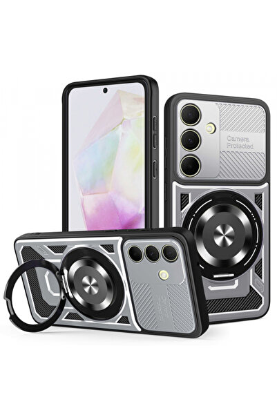 Samsung Husa pentru Galaxy A35 5G A356, Techsuit, RuggedCam, Gri