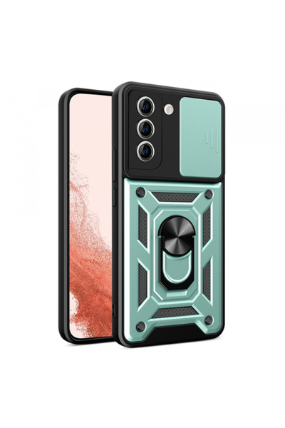 Samsung Husa pentru Galaxy S22+ 5G S906, Techsuit, CamShield, Verde