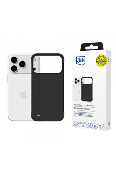 Apple Калъф за iPhone 17 Pro Max, 3MK, Just20g, Черен