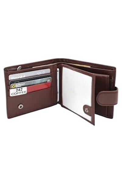 HASSION Men's wallet, HASSION, leather, 242, brown