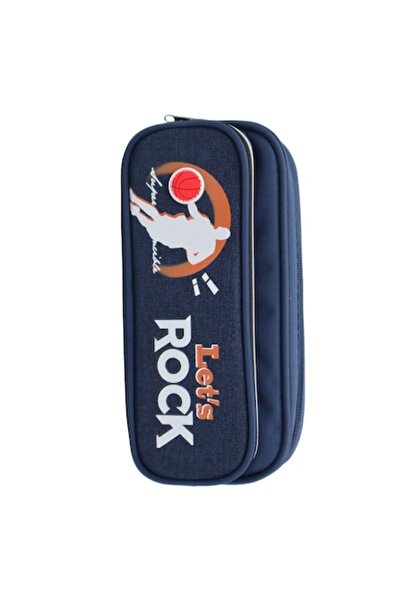 OEM Penar Let's Rock pentru băieți, cu 2 compartimente, material textil imper...