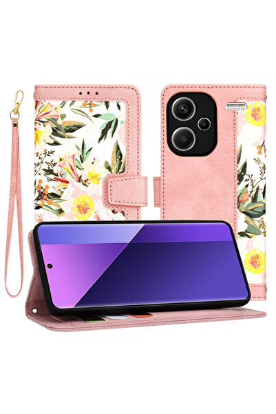 Xiaomi Husa pentru Redmi Note 13 Pro+, Techsuit, FlipCraft, Roz