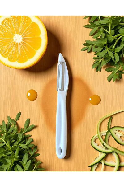 Hagen Premium White Side Peeler Fruit and Vegetable Peeler