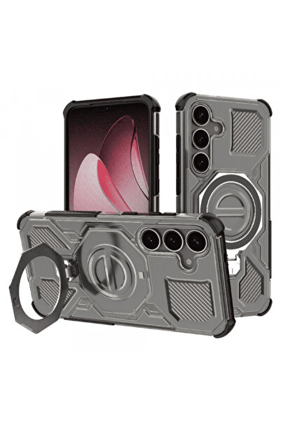 Samsung Θήκη για Galaxy S25 S931, Techsuit, Carbon Shield Pro, Μαύρη Ανοιχτή