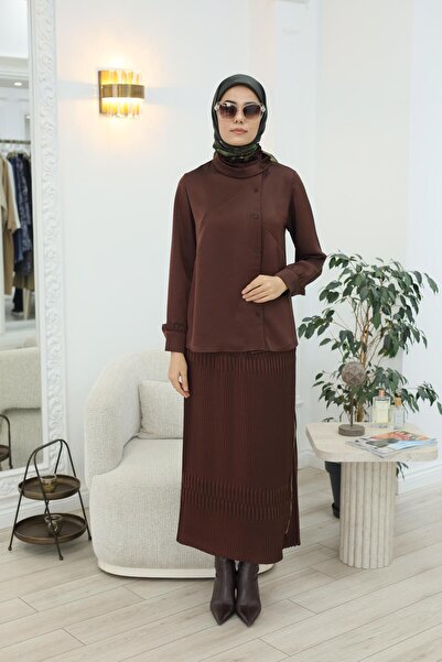 MissWhence Takım Kahverengi 38015