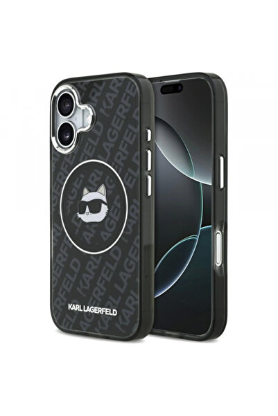 Apple Husa MagSafe pentru iPhone 17, Karl Lagerfeld, IML Choupette`s Head, Ne...