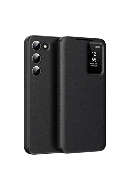 Samsung Husa pentru Galaxy S23 S911, Techsuit, SmartView, Neagra