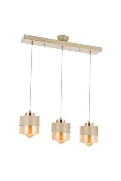 Apliqa Lustra HubRom, BORIS 3353-02-CR 55x70 cm 3xE27-60W Crem Patina Auriu