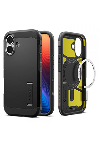 Apple Husa MagSafe pentru iPhone 17, Spigen, Tough Armor T, Neagra