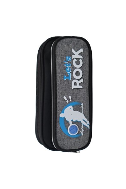 OEM Penar Let's Rock pentru băieți, cu 2 compartimente, material textil imper...