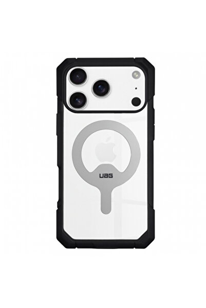 Apple Husa MagSafe pentru iPhone 17 Pro, Urban Armor Gear, Trooper, Gri Trans...