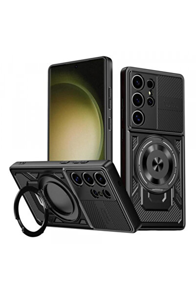 Samsung Husa pentru Galaxy S23 Ultra S918, Techsuit, RuggedCam, Neagra